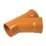 FloPlast Push-Fit 45° Double Socket Equal Junction 160mm
