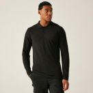 Regatta Pro 65/35 Long Sleeve Polo Shirt Black - 800 X Large 48" Chest