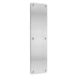 Smith & Locke  Fire Rated Pull Handle Door Kit Set Satin Silver