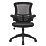 Nautilus Designs Luna Medium Back Task/Operator Chair Black