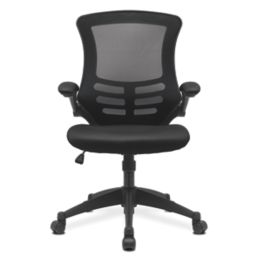 Nautilus Designs Luna Medium Back Task/Operator Chair Black