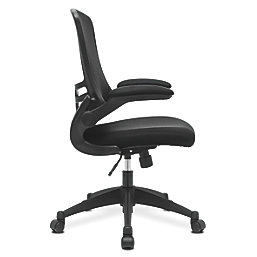 Nautilus Designs Luna Medium Back Task/Operator Chair Black