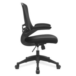 Nautilus Designs Luna Medium Back Task/Operator Chair Black