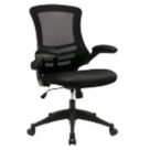 Nautilus Designs Luna Medium Back Task/Operator Chair Black