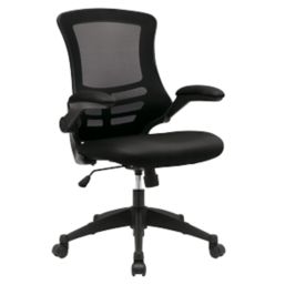 Nautilus Designs Luna Medium Back Task/Operator Chair Black