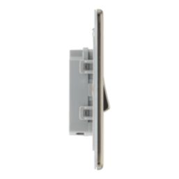 LAP  20A 16AX 1-Gang 2-Way Switch  Antique Brass with Colour-Matched Inserts