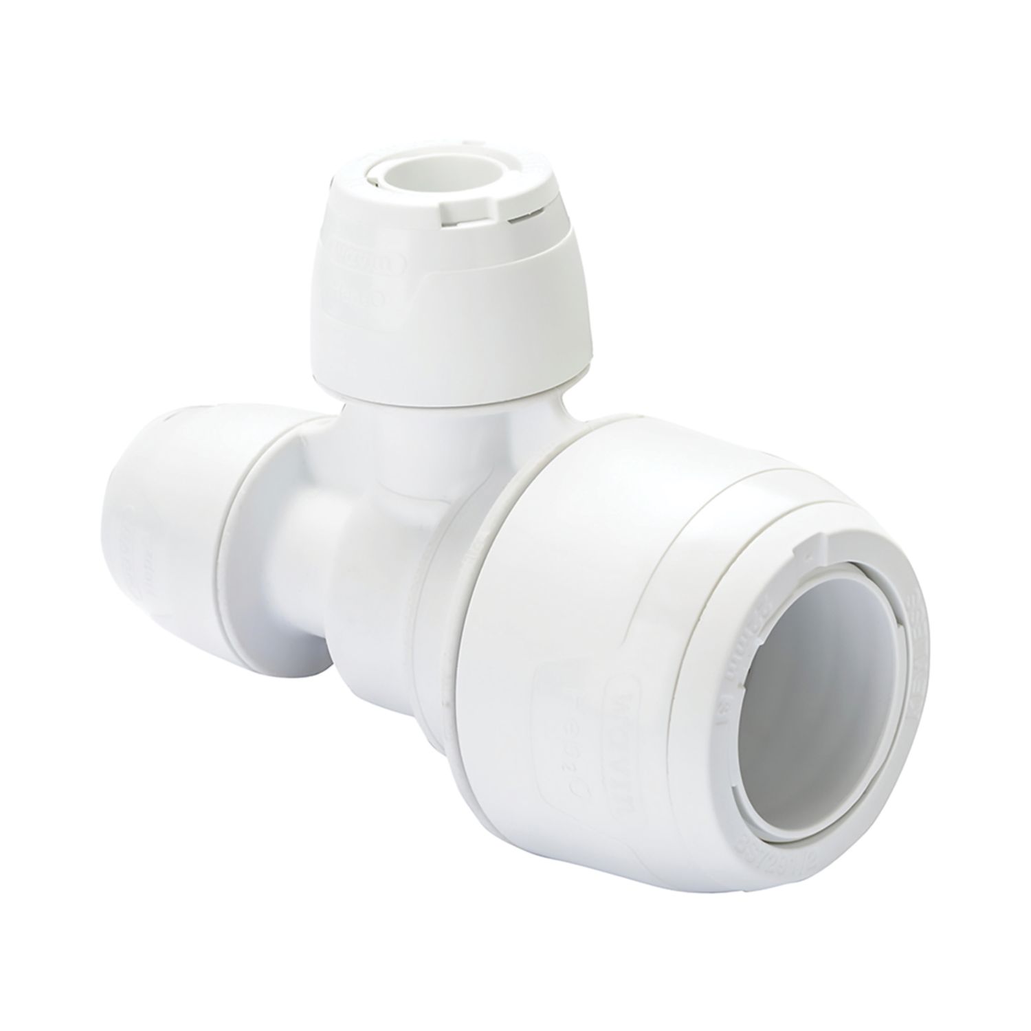 Hep2O Plastic Push-Fit Reducing Keyless Tee 22mm x 10mm x 10mm (852RE)