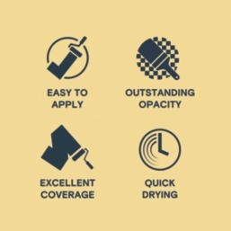 LickPro  2.5Ltr Yellow 08 Vinyl Matt Emulsion  Paint