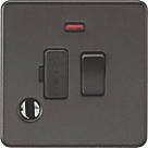 Knightsbridge SF6300FSB 13A Switched Fused Spur & Flex Outlet with LED Smoked Bronze