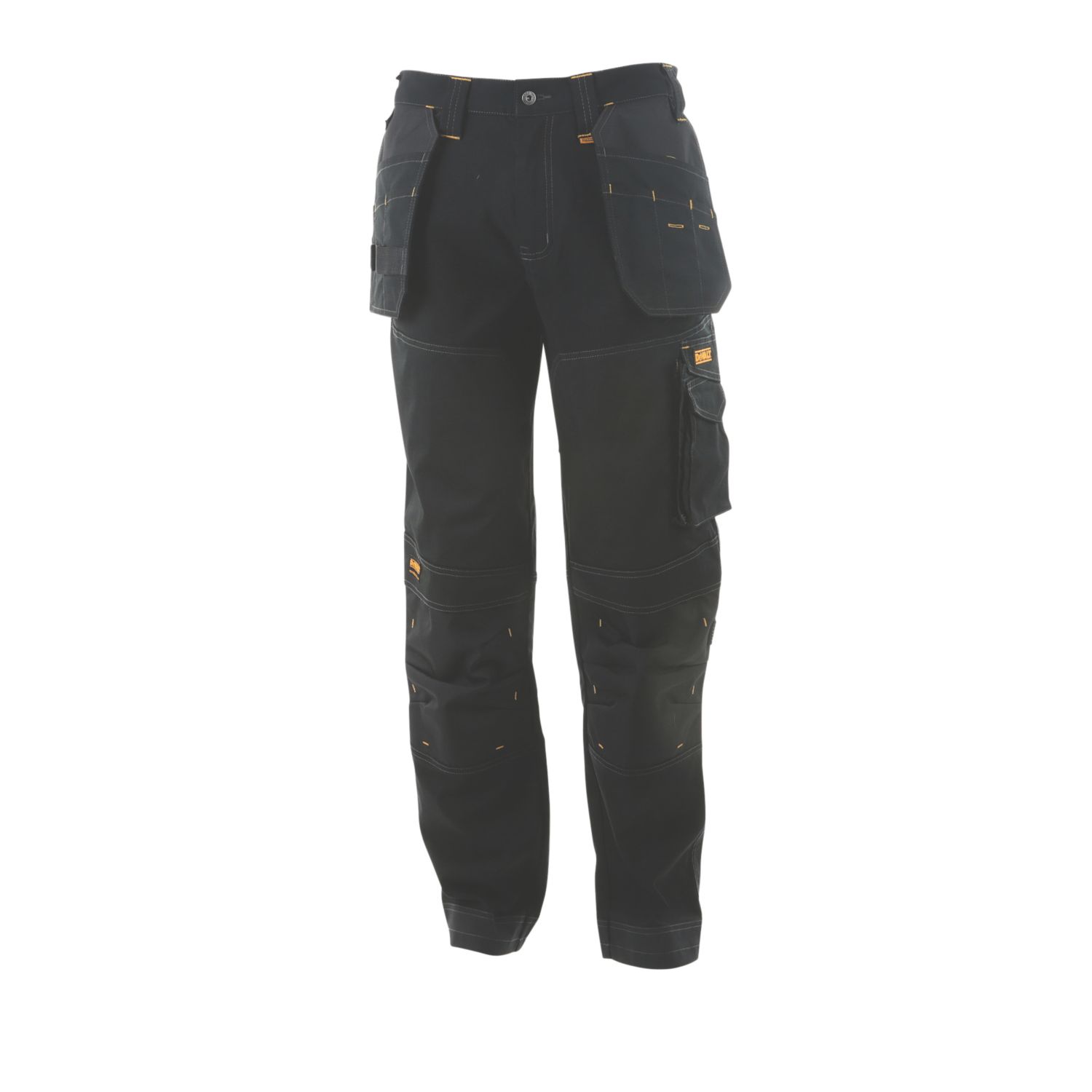 DEWALT Logan Pro-Stretch Work Trousers Black 34" W 31" L (852XR)