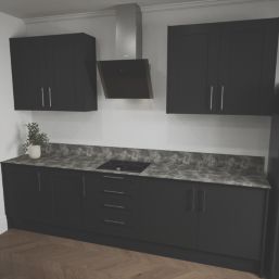 Mariz Dark Concrete Upstand 3050mm x 70mm x 12mm