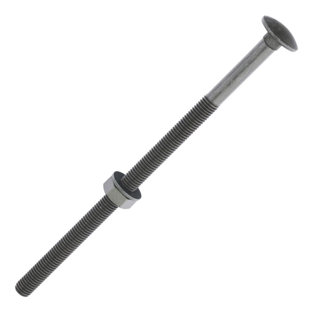 Timco Exterior Carriage Bolts HeatTreated Steel Organic Green Coating