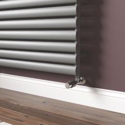 Flomasta  600mm x 1200mm 2626BTU Anthracite Horizontal Designer Radiator