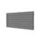 Flomasta  600mm x 1200mm 2626BTU Anthracite Horizontal Designer Radiator