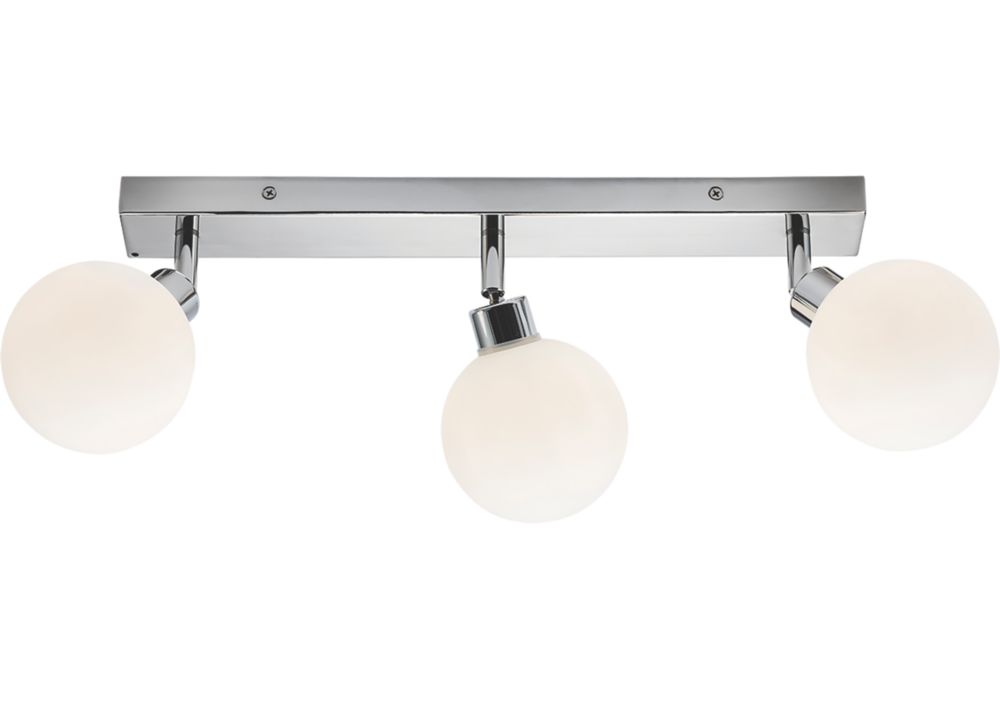 Knightsbridge Round 3Light Triple G9 Wall & Ceiling Spotlight Polished