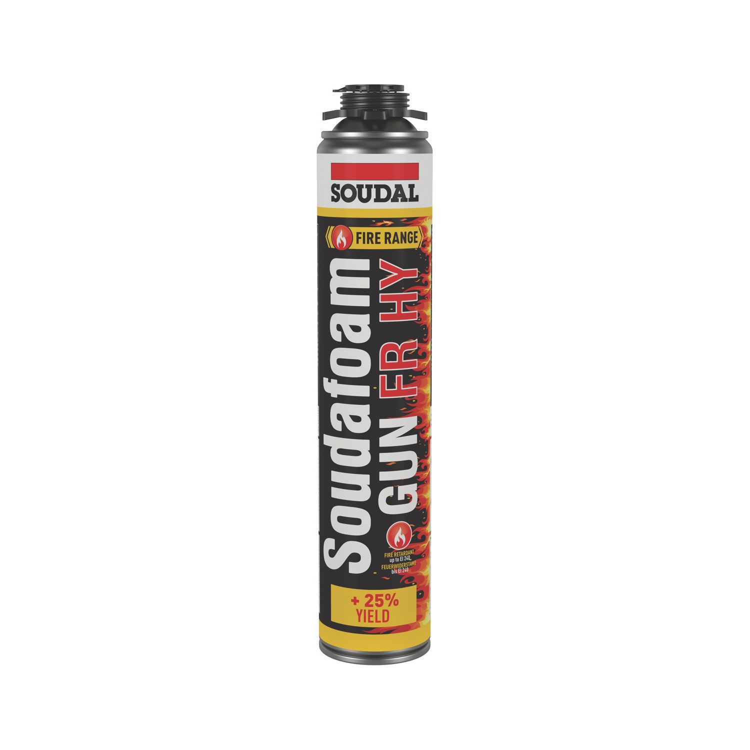 Soudal Fire Rated Expanding Foam Filler Gun Grade 750ml (853HA)