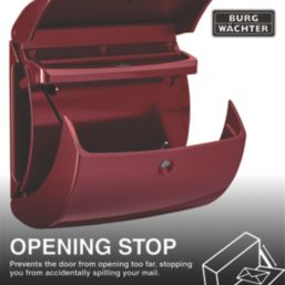 Burg-Wachter  Piano Post Box Merlot Gloss