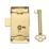 Hardware Solutions  Cupboard Door Lock Brass 63mm x 63mm