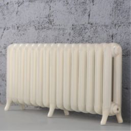 Arroll 549mm x 1174mm 4350BTU Cream Cast Iron 2 Column Radiator