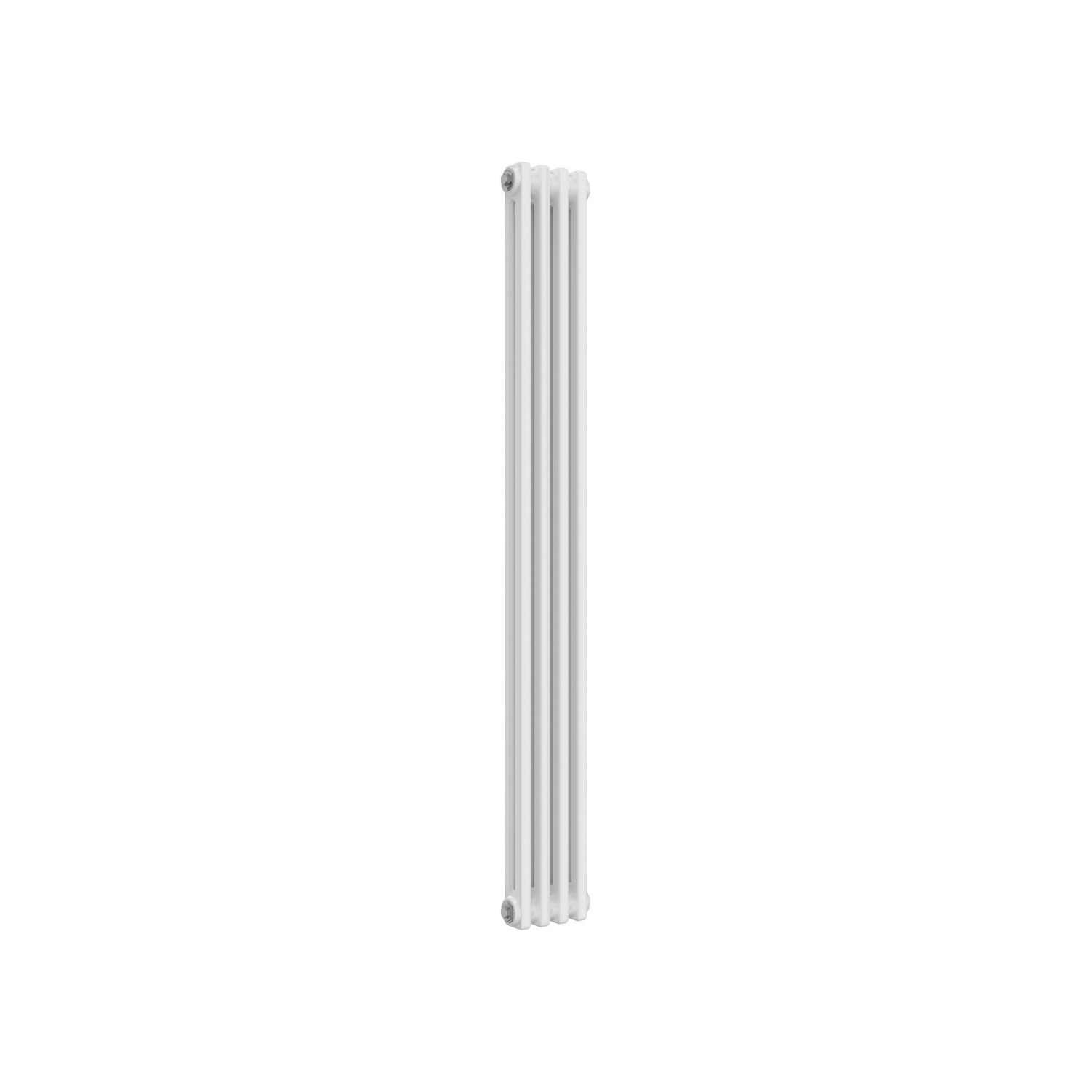 Reina 1500mm x 200mm 1433BTU White Vertical 2 Column Radiator (853LH)
