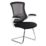 Nautilus Designs Luna Medium Back Cantilever/Visitor Chair Black