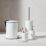 Koros Toilet Brush & Holder White