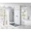 Essentials Rectangular Shower Tray with Waste Slate Grey 1600 x 900 x 25mm