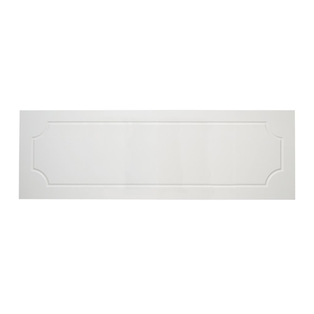 Midford Front Bath Panel 1500mm White - Screwfix