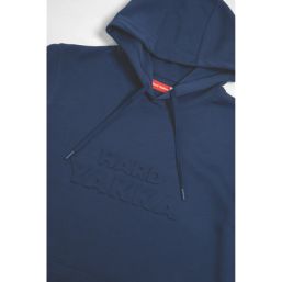 Hard Yakka Embossed Hoodie Indigo Large 40" Chest