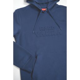 Hard Yakka Embossed Hoodie Indigo Large 40" Chest