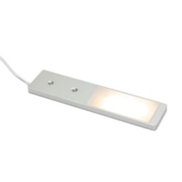VEW Nova Rectangular LED Ultra-Thin Cabinet Light Aluminium 2.2W 140lm