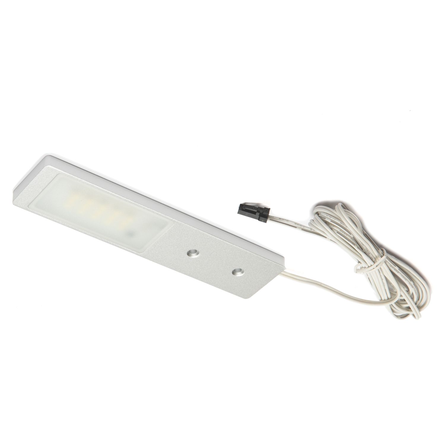 VEW Nova Rectangular LED Ultra-Thin Cabinet Light Aluminium 2.2W 140lm (853TW)