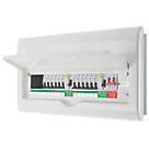 British General Fortress 22-Module 16-Way Part-Populated High Integrity Dual RCD Consumer Unit
