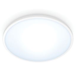 WiZ SuperSlim LED Wi-Fi Ceiling Light White 16W 1500lm