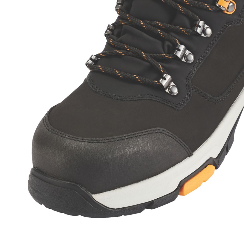 Site Stornes Size 11 Black Waterproof Steel Toe Cap Safety Boots Screwfix