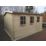 Shire Bradenham 28 12' 6" x 14' 6" (Nominal) Apex Timber Garage with Assembly