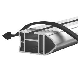 Van Guard VG255-2 Vauxhall Vivaro 2001 - 2014 ULTI Van Roof Bars 1570mm