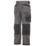 Snickers 3212 Duratwill 3212 Holster Pocket Trousers Grey/Black 33" W 32" L