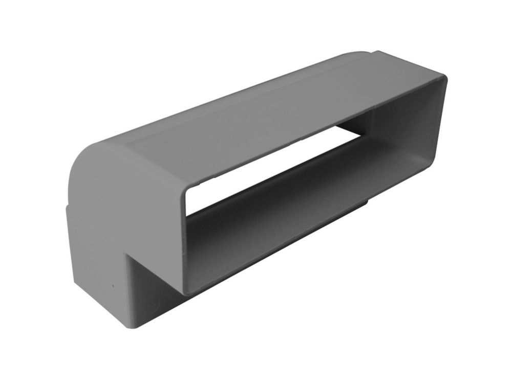 Manrose Vertical 90° Bend White 204mm