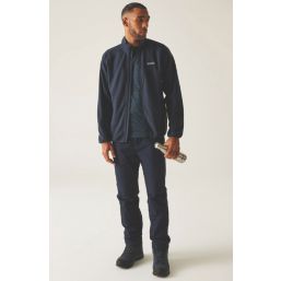 Regatta Hadfield Full Zip Fleece Navy 3X Large 55" Chest