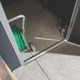 Rowlinson Airevale 4' 6" x 6' 6" (Nominal) Apex Plastic Storage Shed Dark Grey