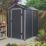 Rowlinson Airevale 4' 6" x 6' 6" (Nominal) Apex Plastic Storage Shed Dark Grey