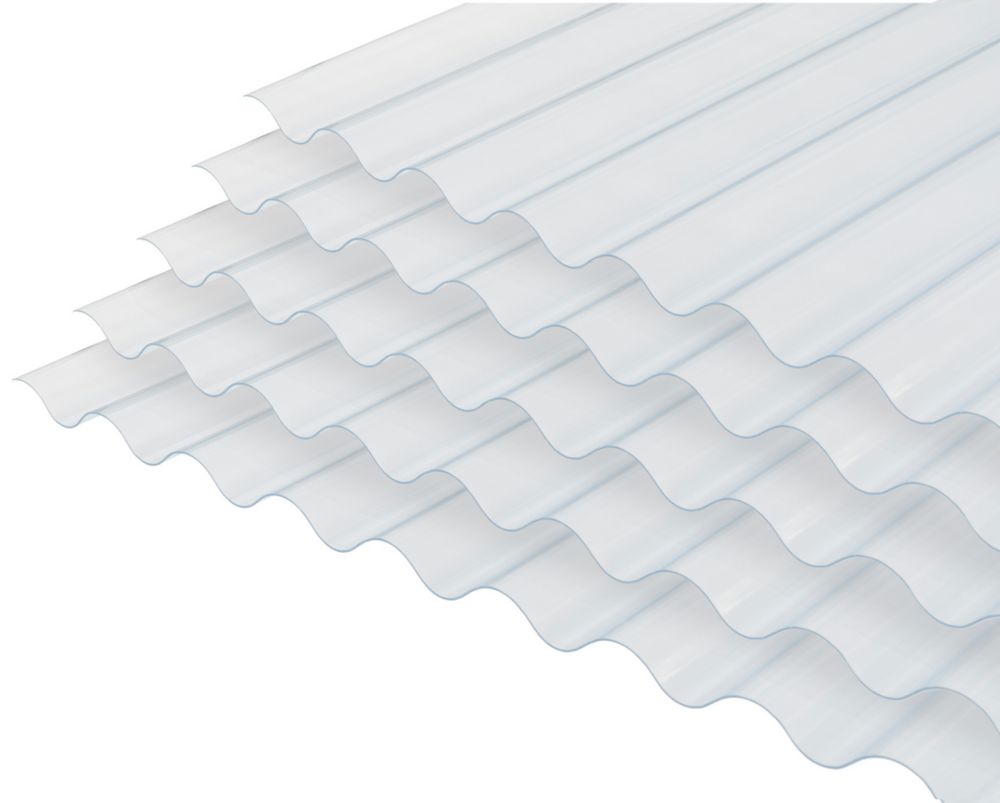 Radmat Building Materials Corrugated PVC Roof Sheet Clear 3050mm x 1 ...