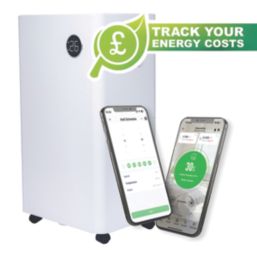 Masterplug Puredry 20Ltr 3-in-1 Dehumidifier, Air Purifier & Ioniser