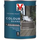 V33 Colour Guard 2.5Ltr Dark Silver Anti Slip Decking Paint