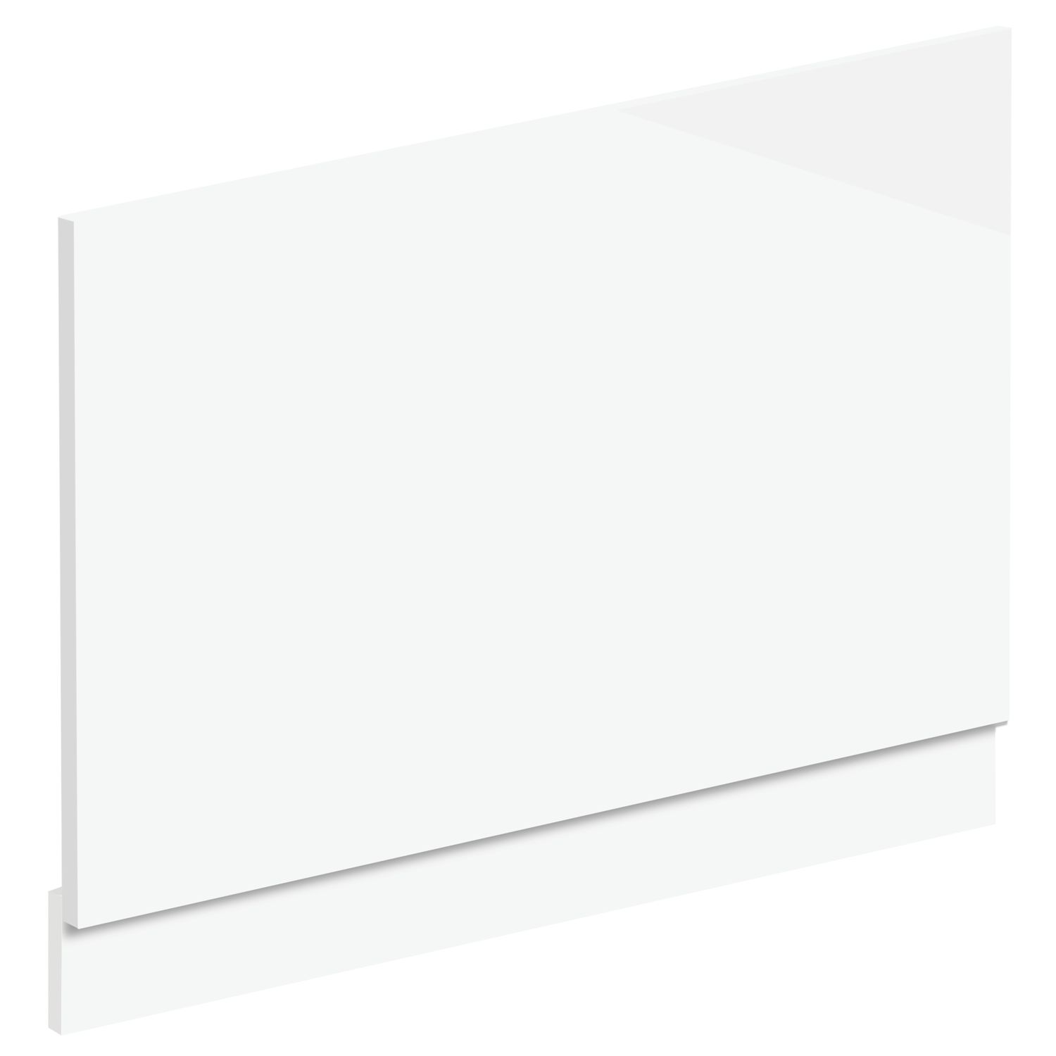 Highlife Bathrooms Halite Adjustable End Bath Panel 700mm Gloss White 2 Pieces (854HL)