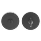 Carlisle Brass  Standard WC Thumbturn Set Matt Black 50mm