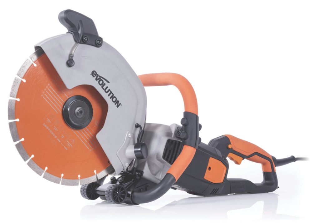 Evolution R300DCT+ 300mm Electric Disc Cutter with Dust Suppression 230V Screwfix