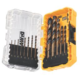 DeWalt Black Gold Straight Shank Metal Drill Bits 14 Piece Set Screwfix