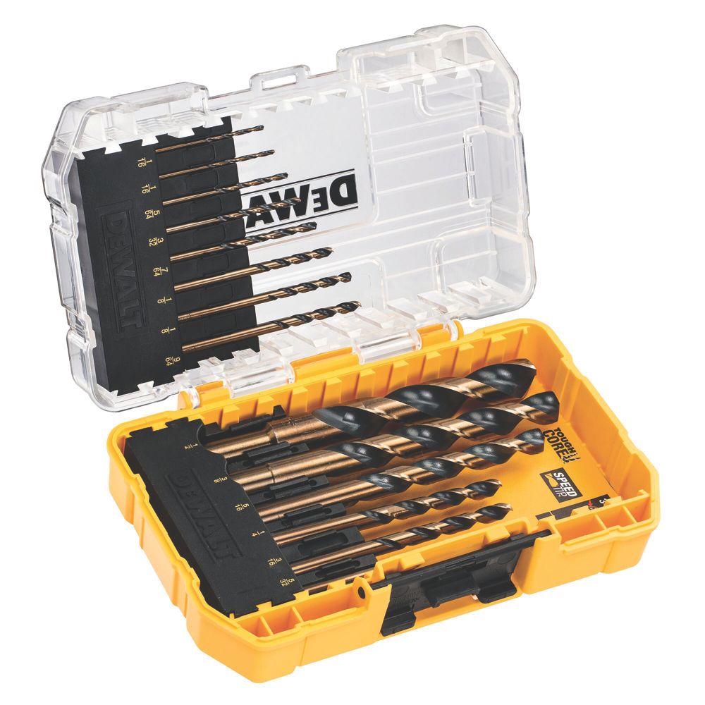 Screwfix dewalt deals drill bit set